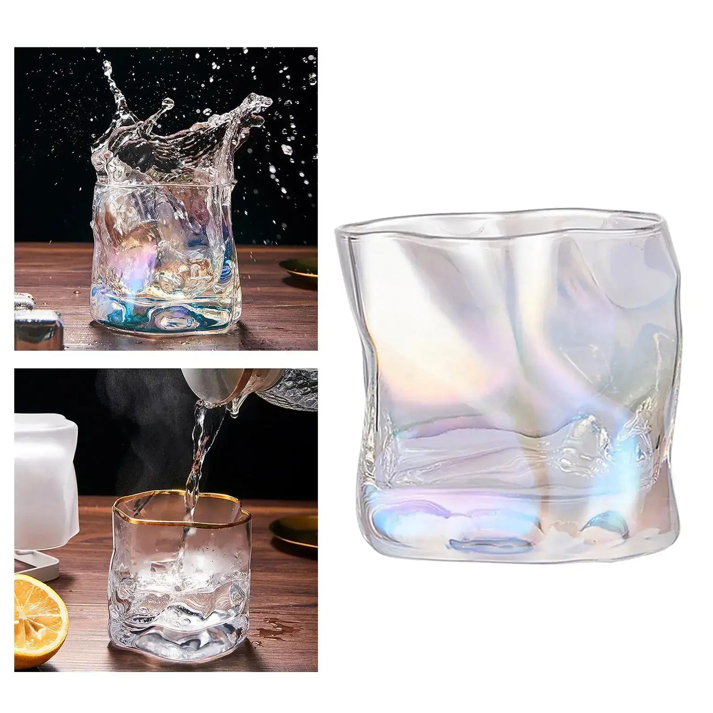 Stilvolle Kristall Cocktail Glas (verschiedene Farben) ab €11.93