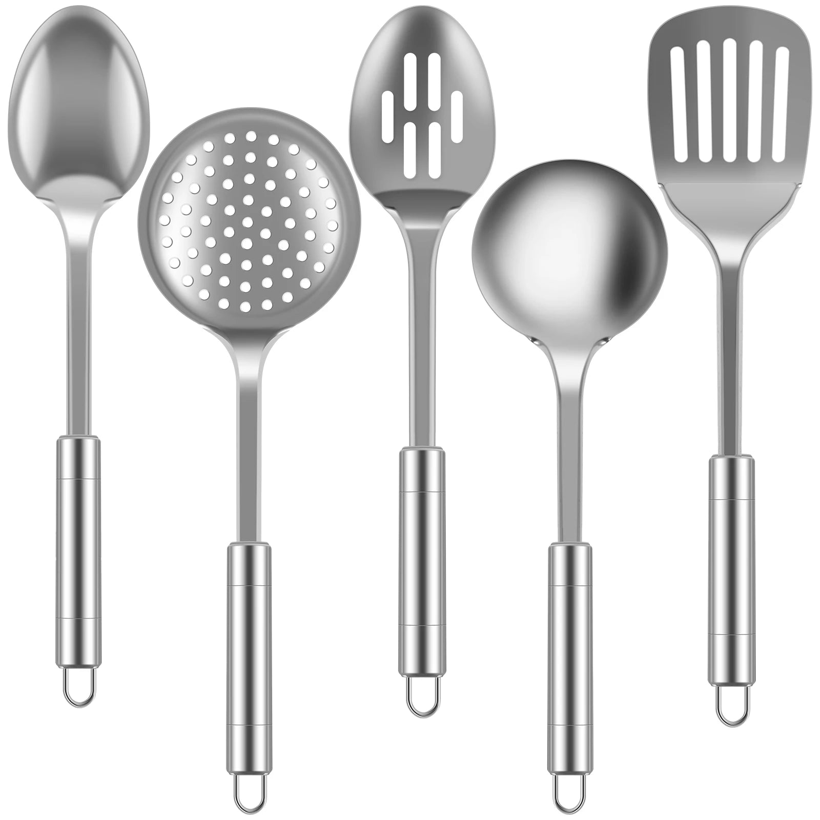 Edelstahl Kochutensilien Set | Edel (5-teilig) nur €18.95 - Kochschein