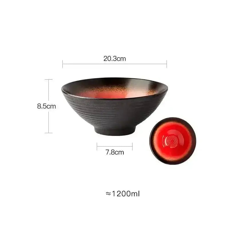 Große Keramikschüssel mit Deckel - Suppentopf (Braun-Rot) nur €37.20