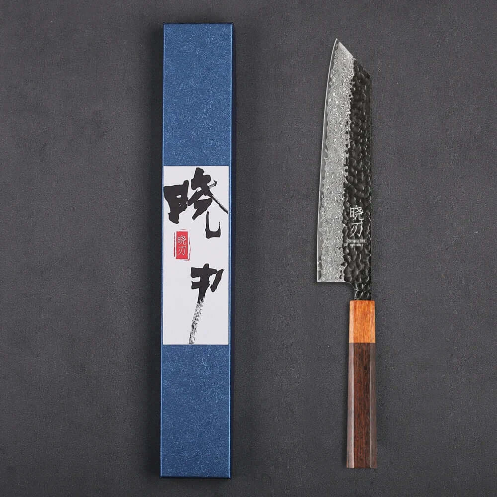 Japanisches Kiritsuke Messer 67 Lagen Damast Handgeschmiedet nur €89.50 - Kochschein