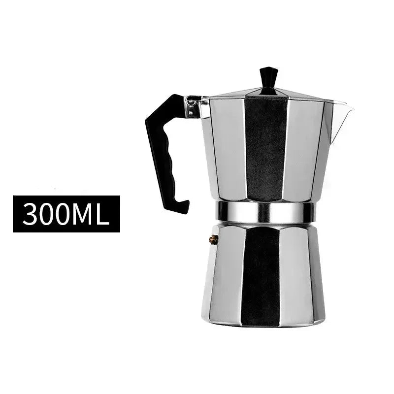 Italienischer Espresso-Kocher aus Aluminium (6 Größen) nur €24.90