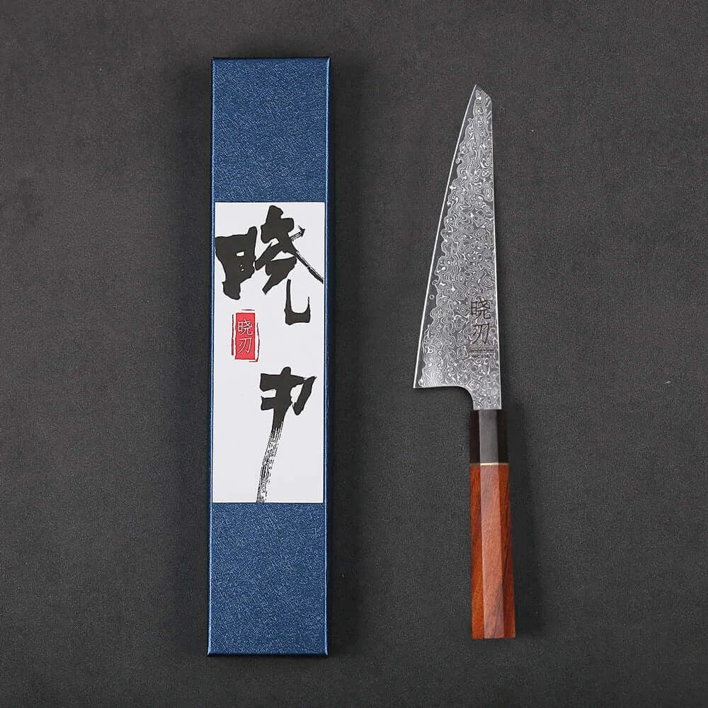 Japanisches Honesuki Messer 67 lagen Damast - Handgefertigt nur €55.90 - Kochschein