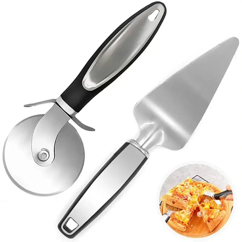 Premium Stainless Steel Kitchen Pizza Cutter Wheel Server Tools Home Knife Waffle Cookies Cake Bread Dough Slicer Baking Gadgets nur €7.90 - Kochschein