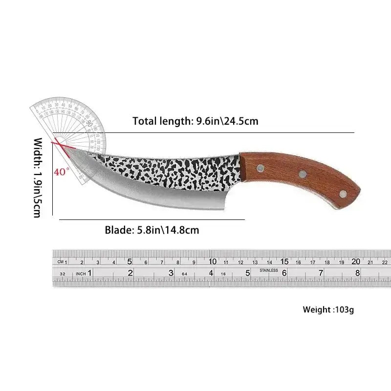 Geschmiedetes Edelstahl Küchenmesser | Leo ab €19.95