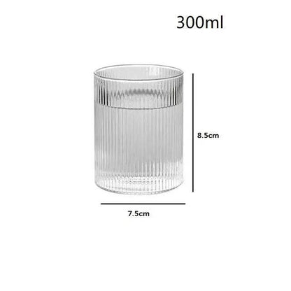 TINYI Wunderschönes bleifreies Trinkglas - Wasserglas (1/3/6er Set) - Kochschein