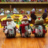 Weihnachtsdekoration | Weihnachtsfigur Elch - Weihnachtsmann - Schneemann - Kochschein