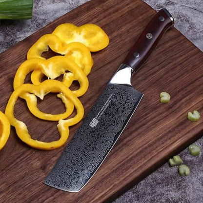 Wunderschönes Damastmesser 6er Set - inklusive Geschenkbox - Kochschein