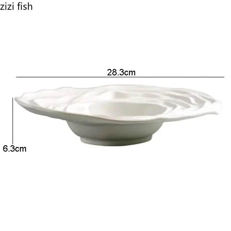ZIZI FISH Exklusive Essteller | Welle (Zwei Varianten verfügbar) - Kochschein