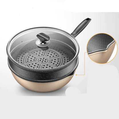 Honigwaben-Wok mit Ausguss | Hot (verschiedene Größen) nur €29.90