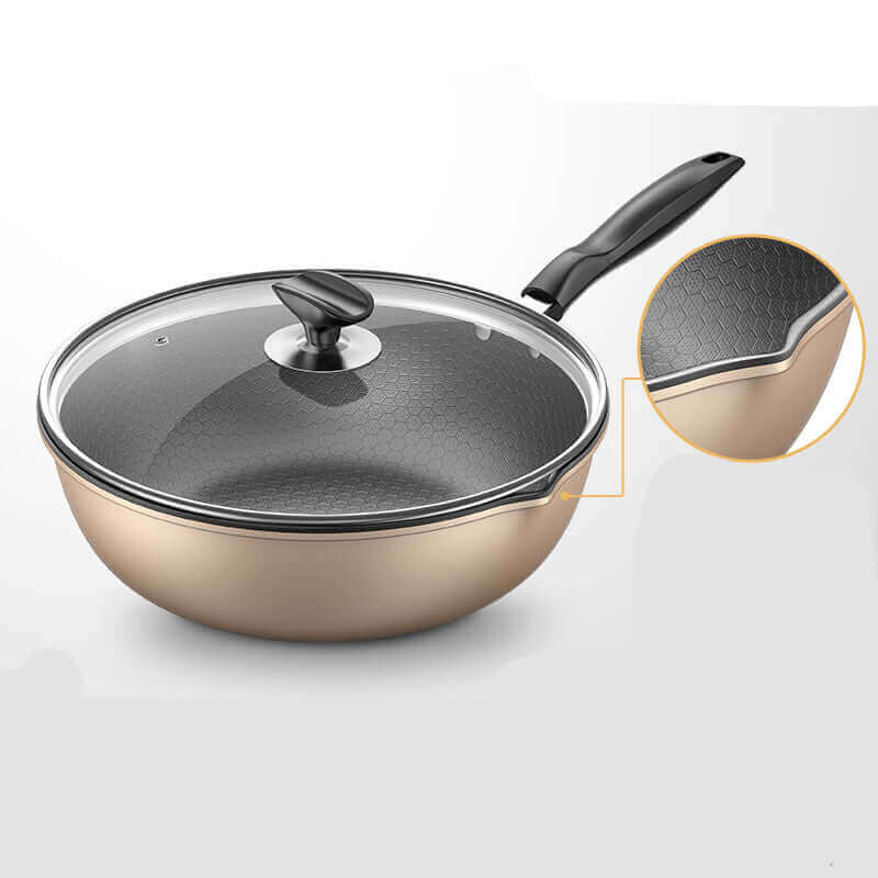 Honigwaben-Wok mit Ausguss | Hot (verschiedene Größen) nur €29.90