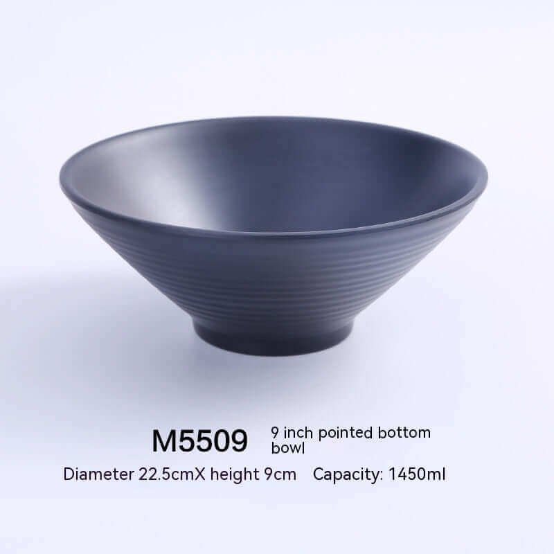 Schwarze Melamin-Suppenschüssel Set | Bowl (vier Größen) nur €13.90