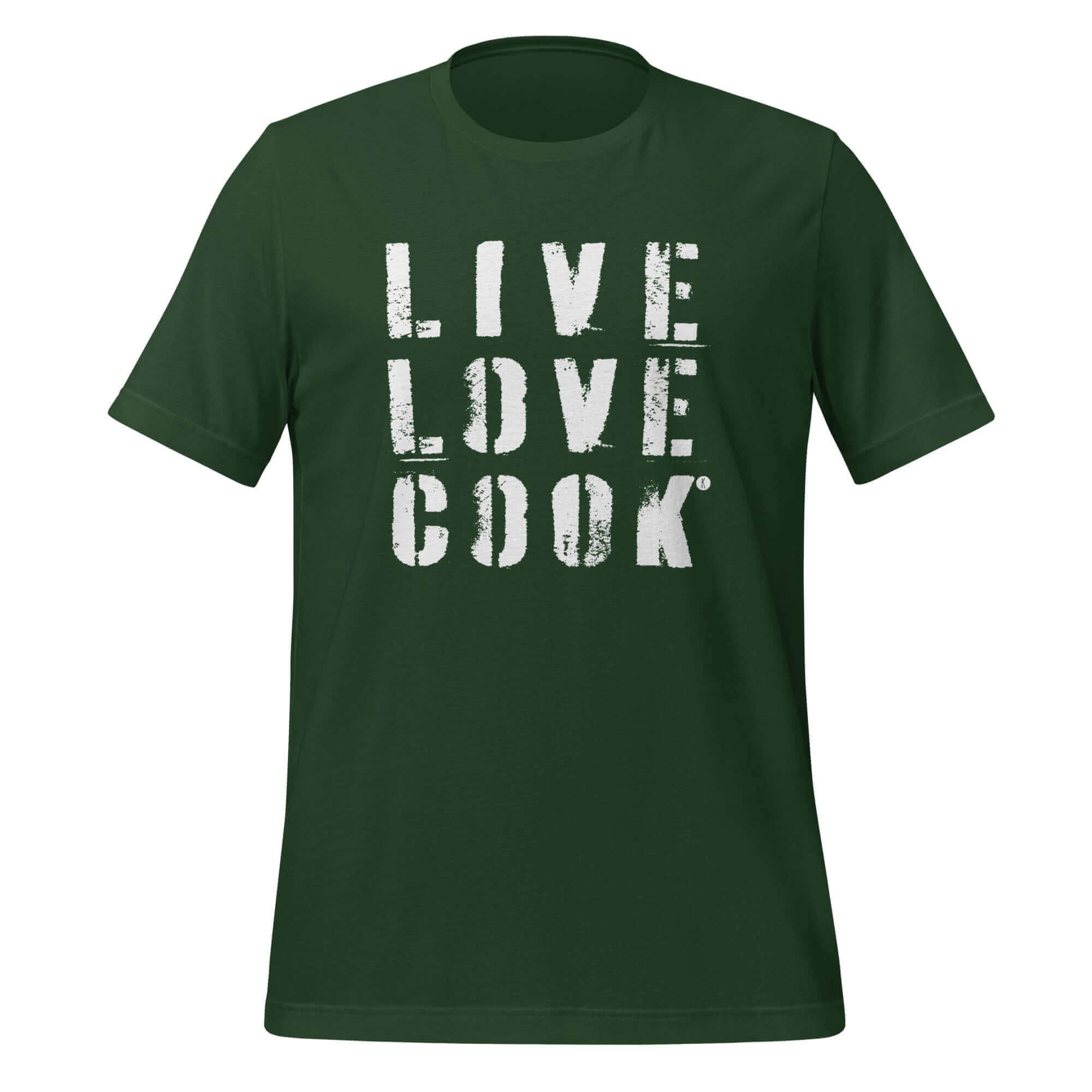 Baumwoll T-Shirt | Live-Love-Cook (viele Farben) nur €24.00