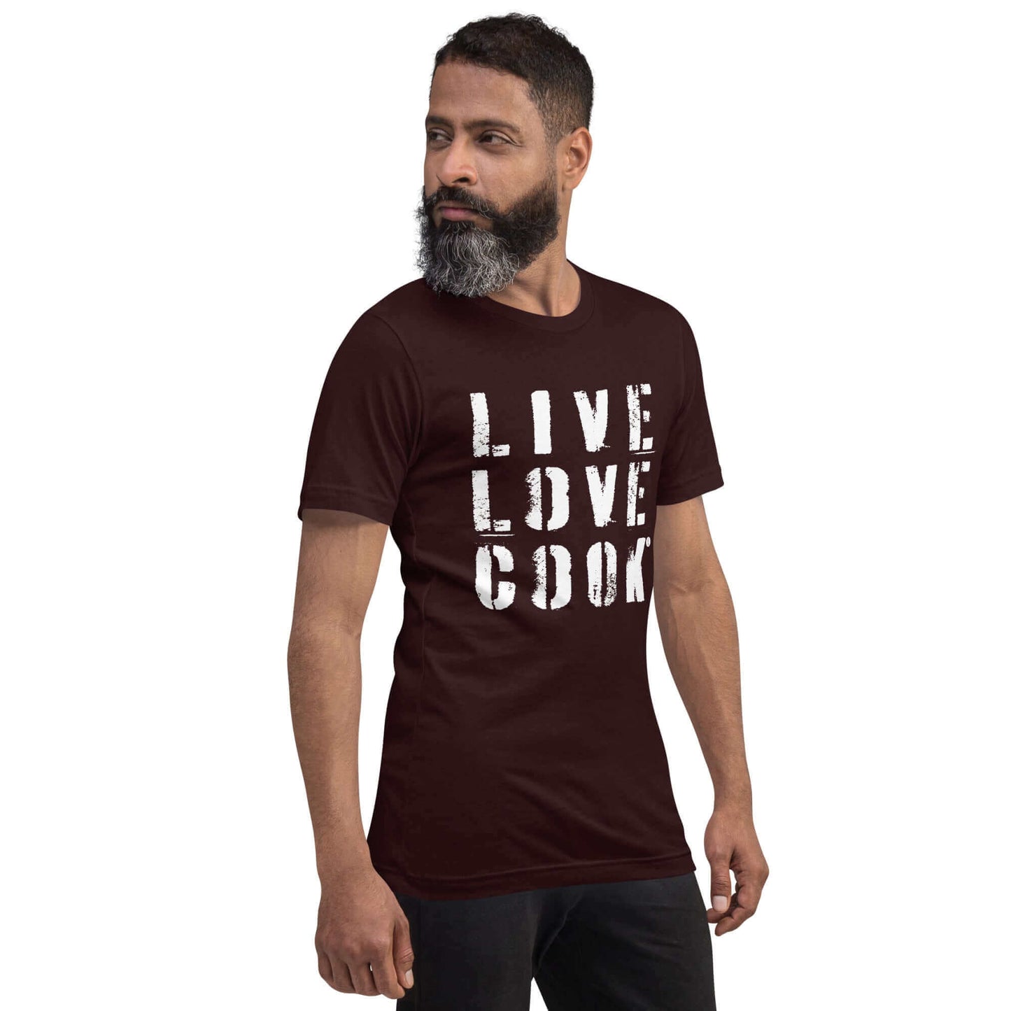 Baumwoll T-Shirt | Live-Love-Cook (viele Farben) nur €24.00